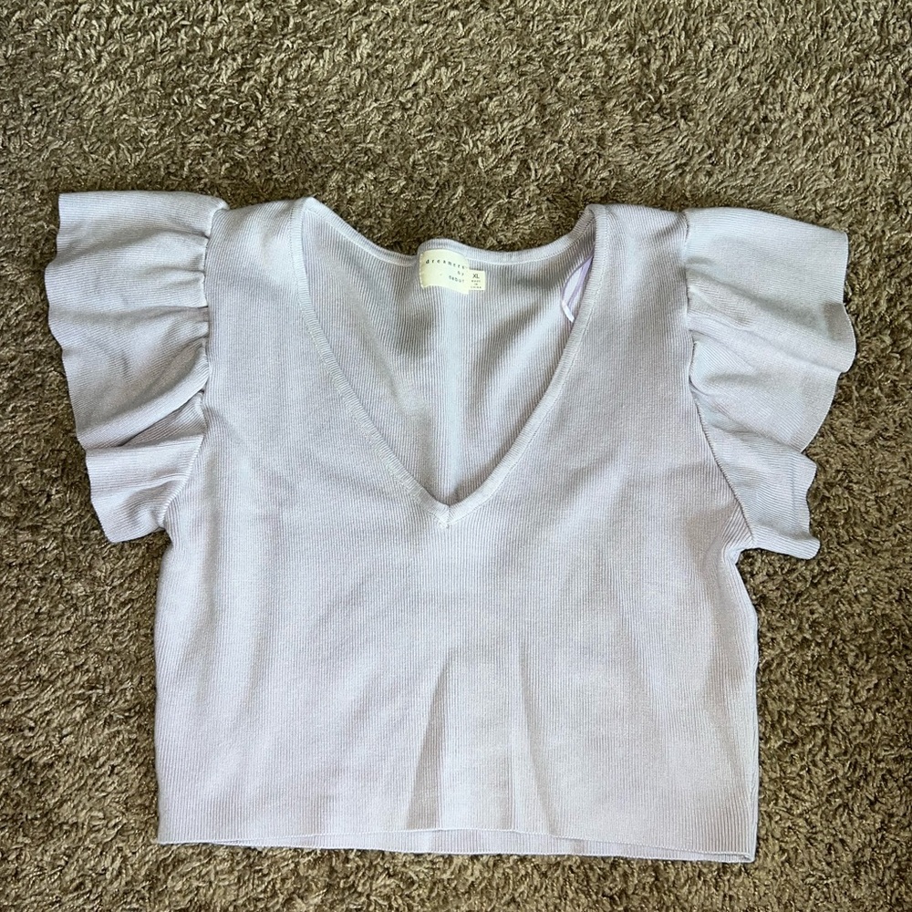 Light lilac cropped top for sale